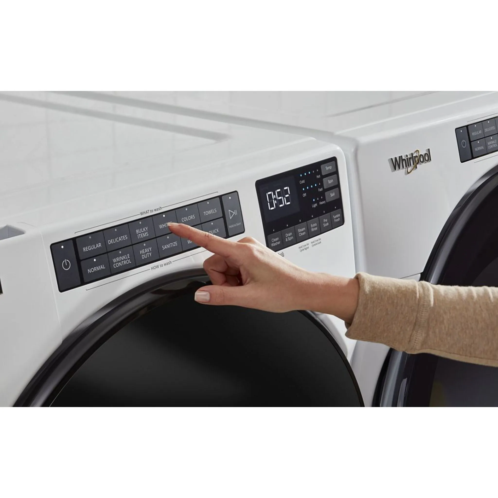 Whirlpool 5.2 cu. ft. I.E.C. Front Load Washer with Quick Wash Cycle (WFW5605MW)