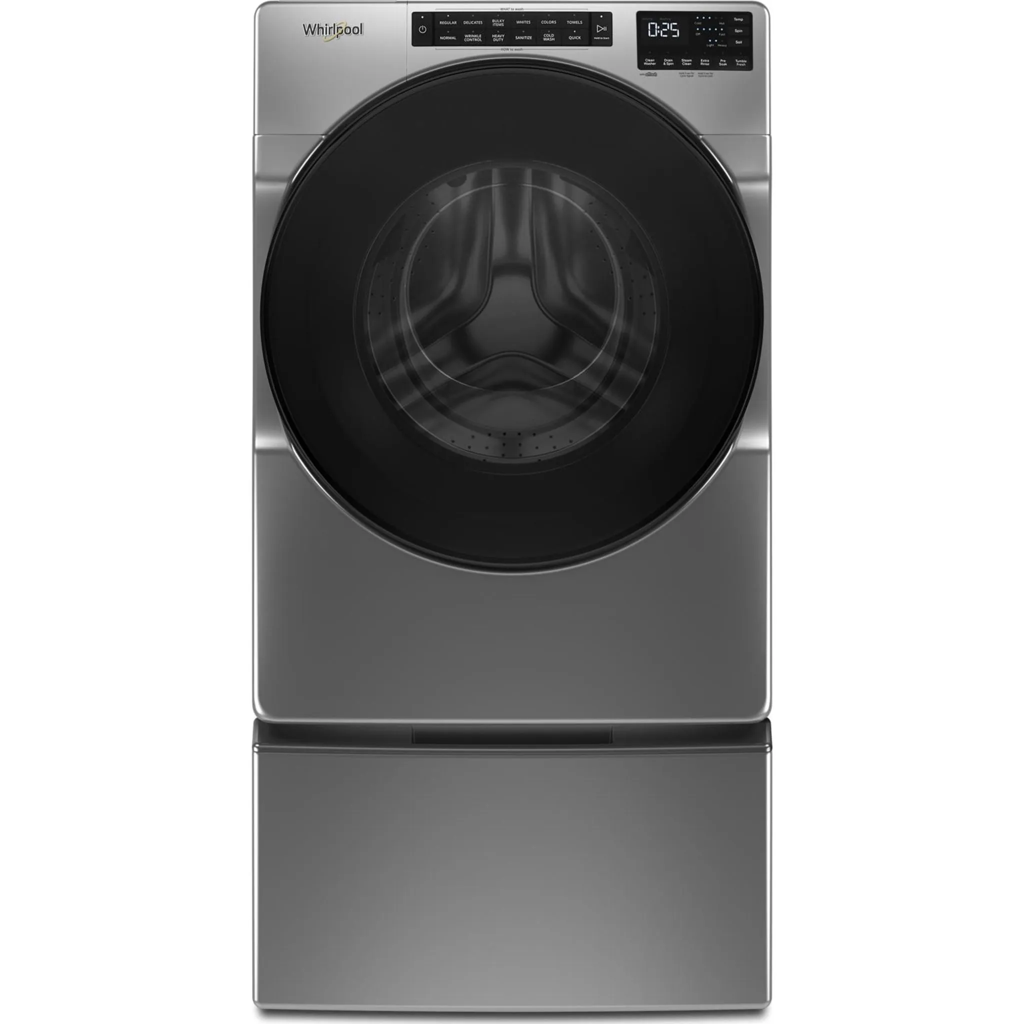 Whirlpool Front Load Washer (WFW5605MC) - Chrome Shadow