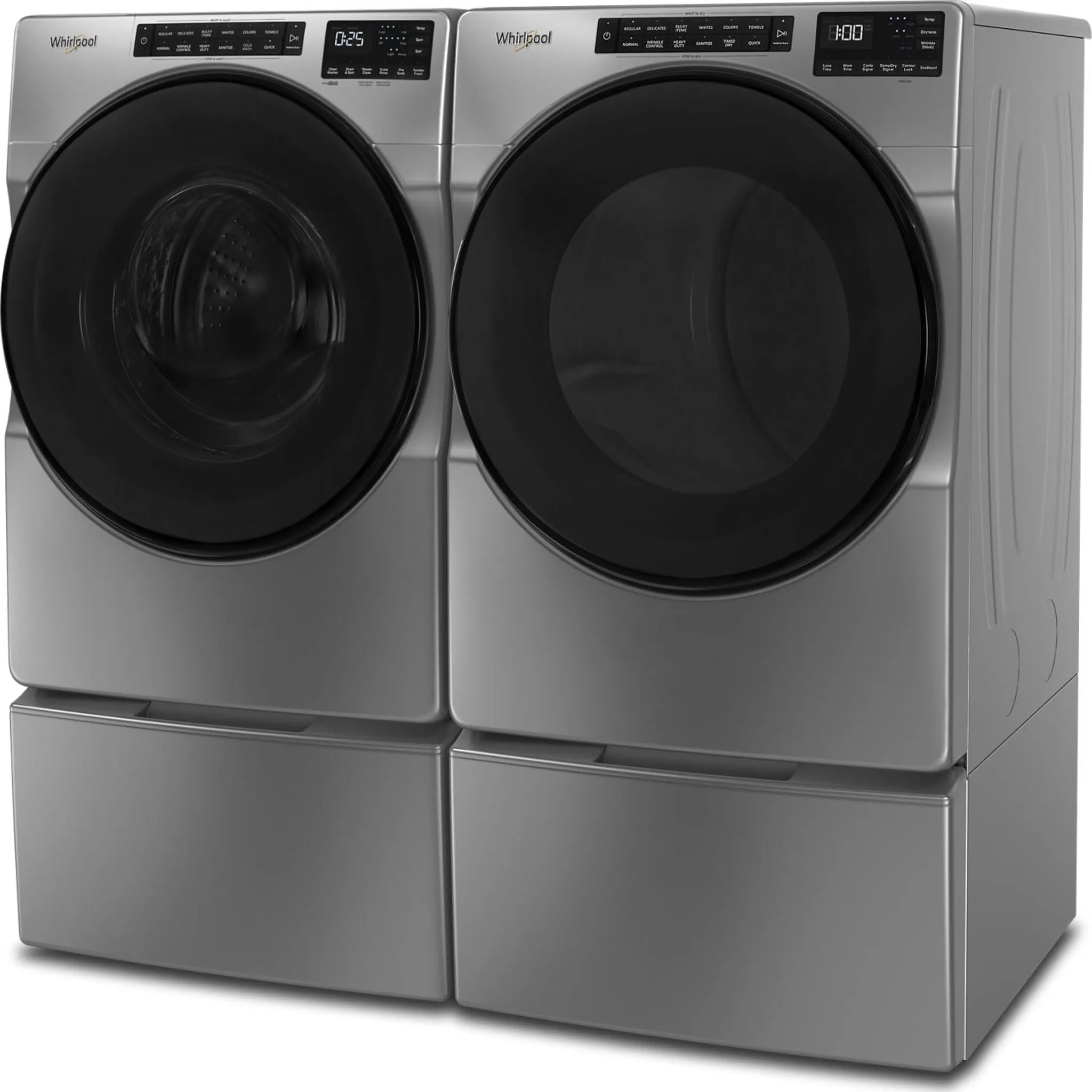 Whirlpool Front Load Washer (WFW5605MC) - Chrome Shadow