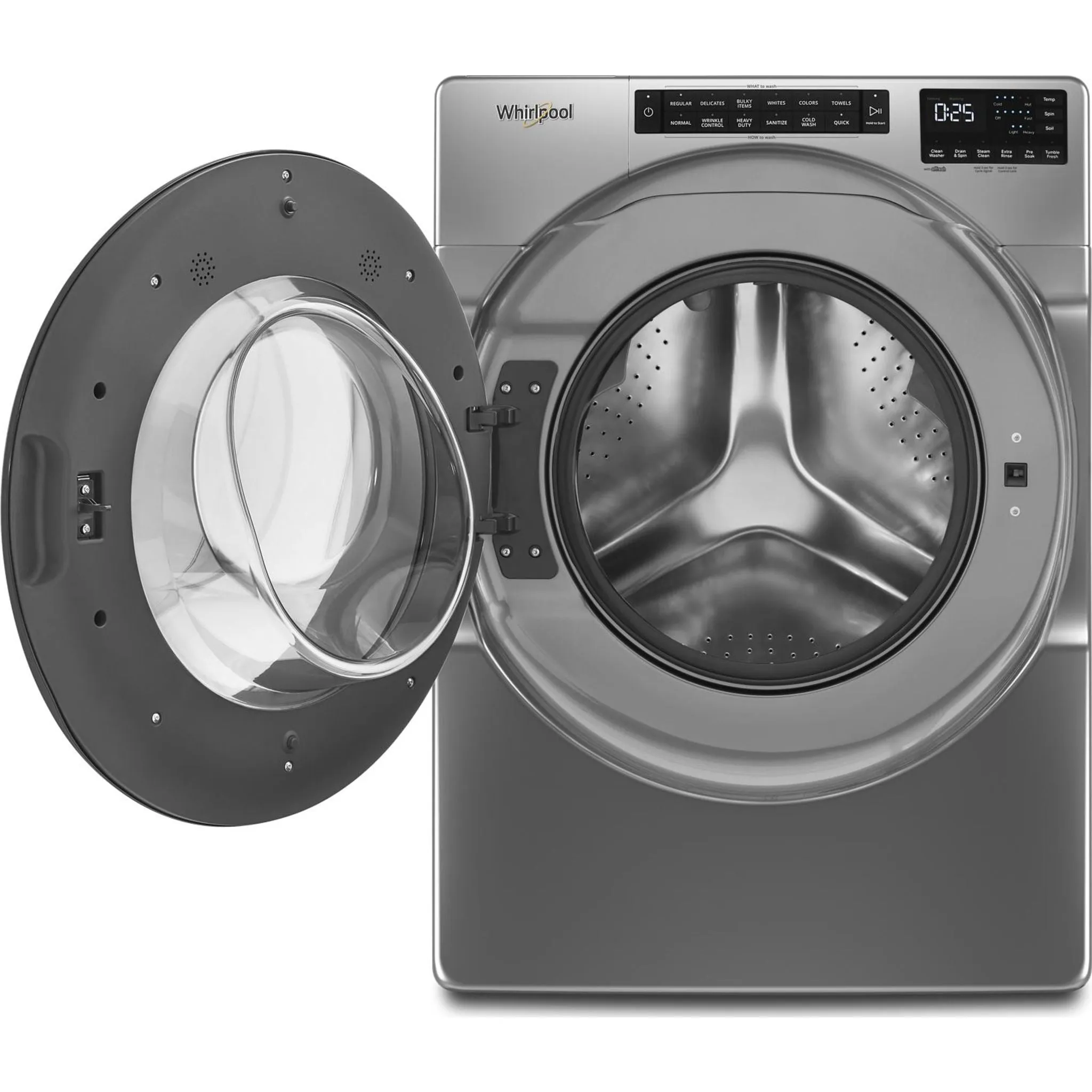 Whirlpool Front Load Washer (WFW5605MC) - Chrome Shadow