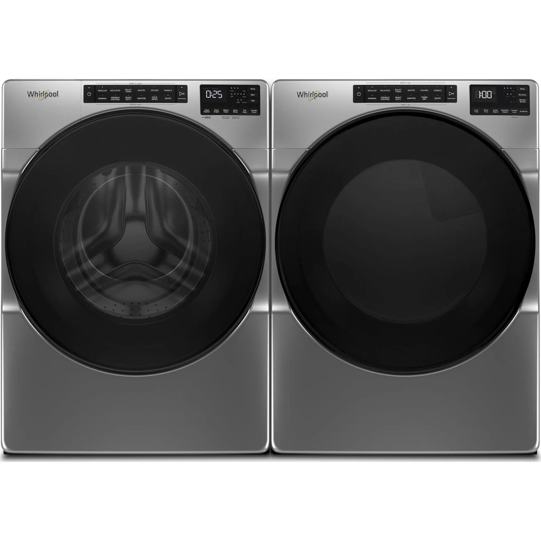 Whirlpool Front Load Washer (WFW5605MC) - Chrome Shadow