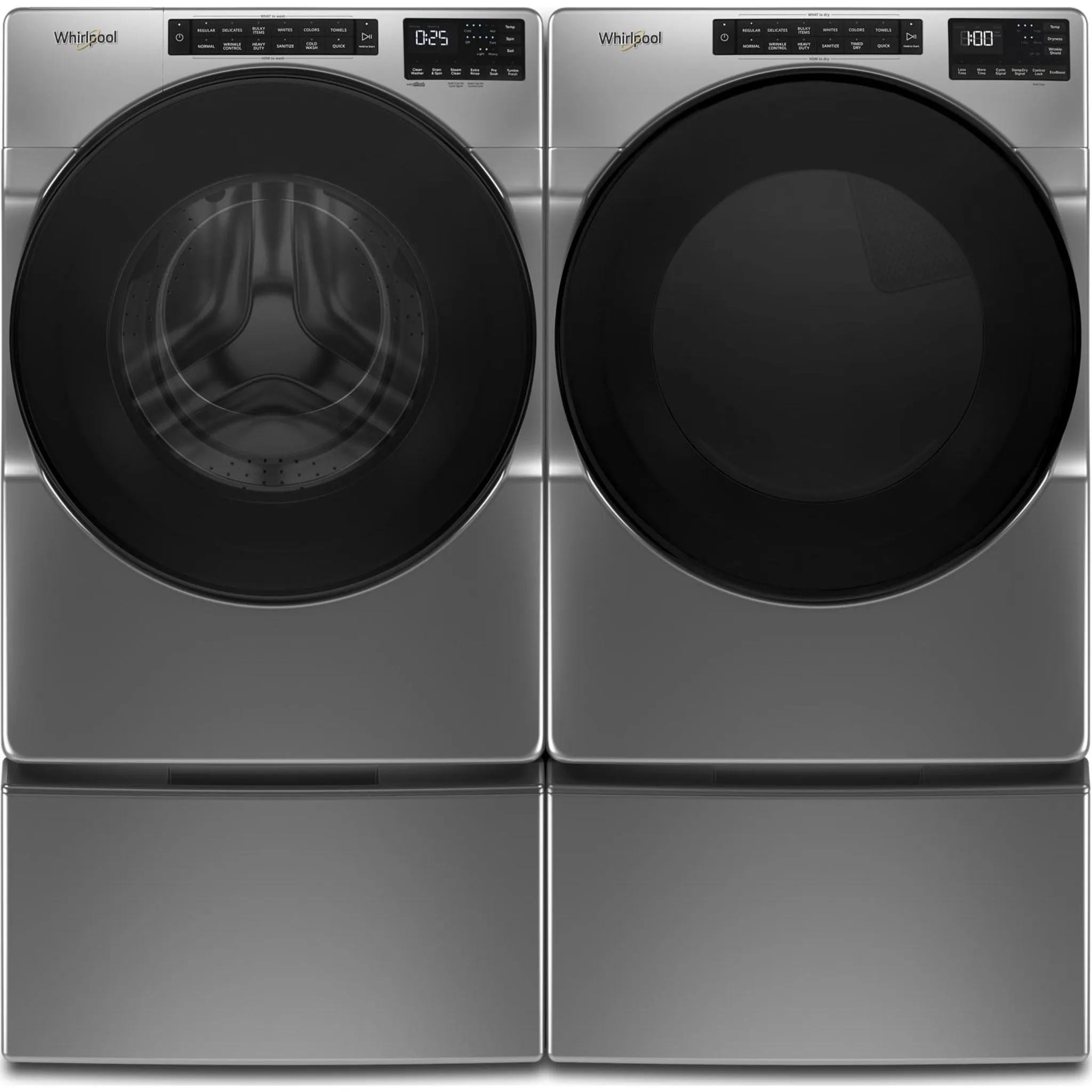 Whirlpool Front Load Washer (WFW5605MC) - Chrome Shadow