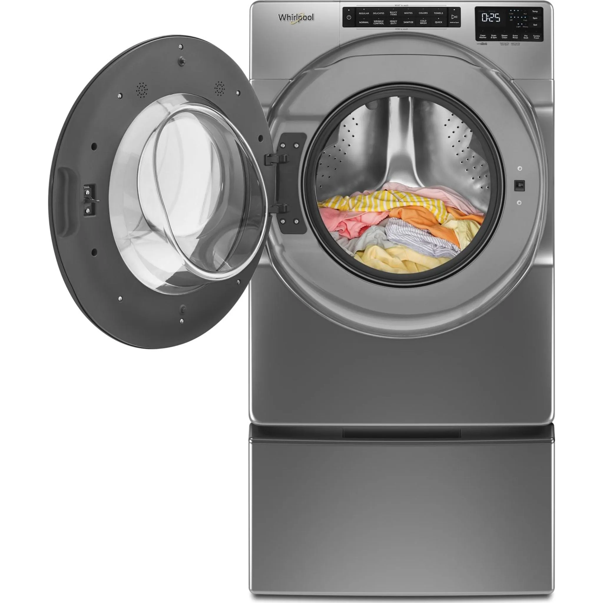 Whirlpool Front Load Washer (WFW5605MC) - Chrome Shadow