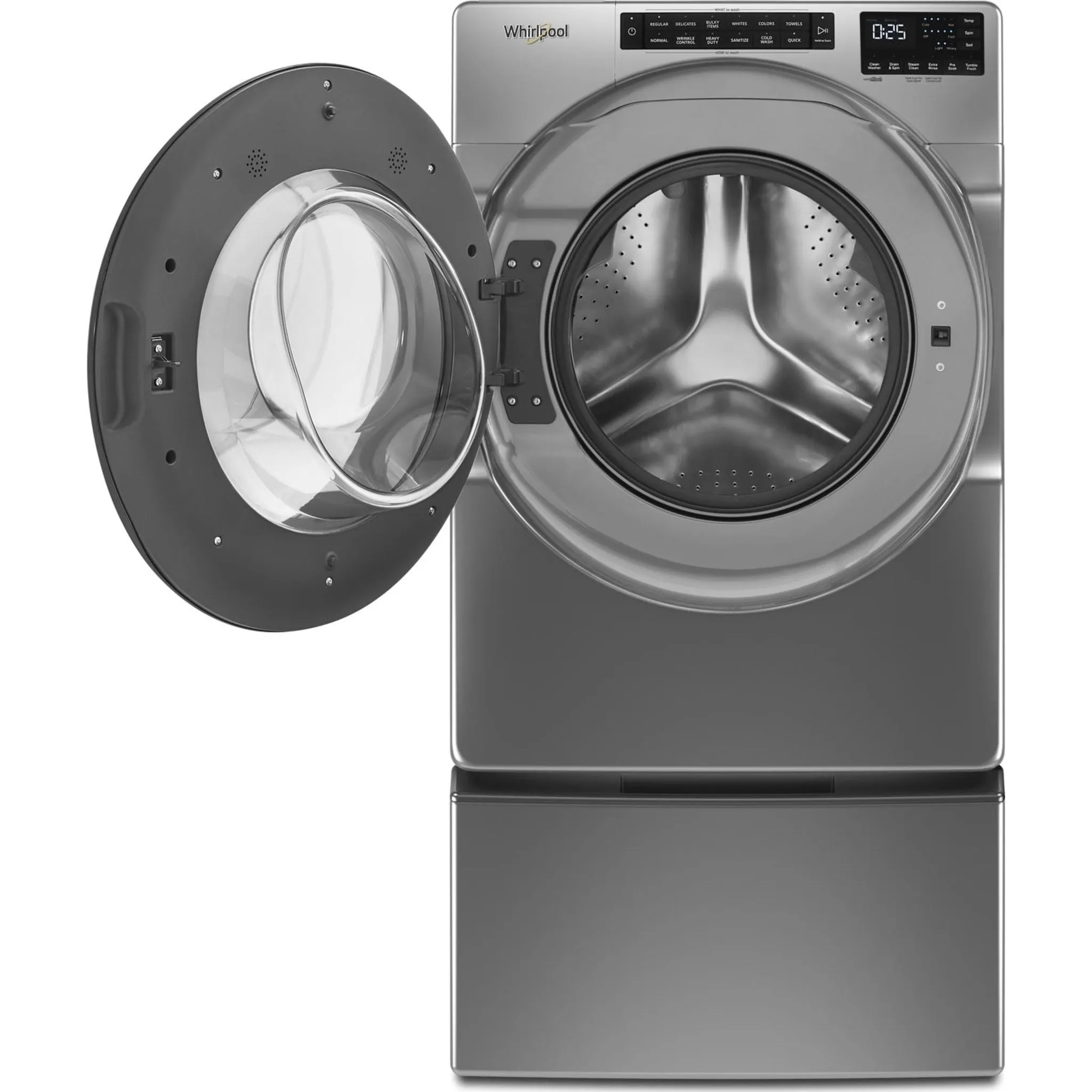 Whirlpool Front Load Washer (WFW5605MC) - Chrome Shadow