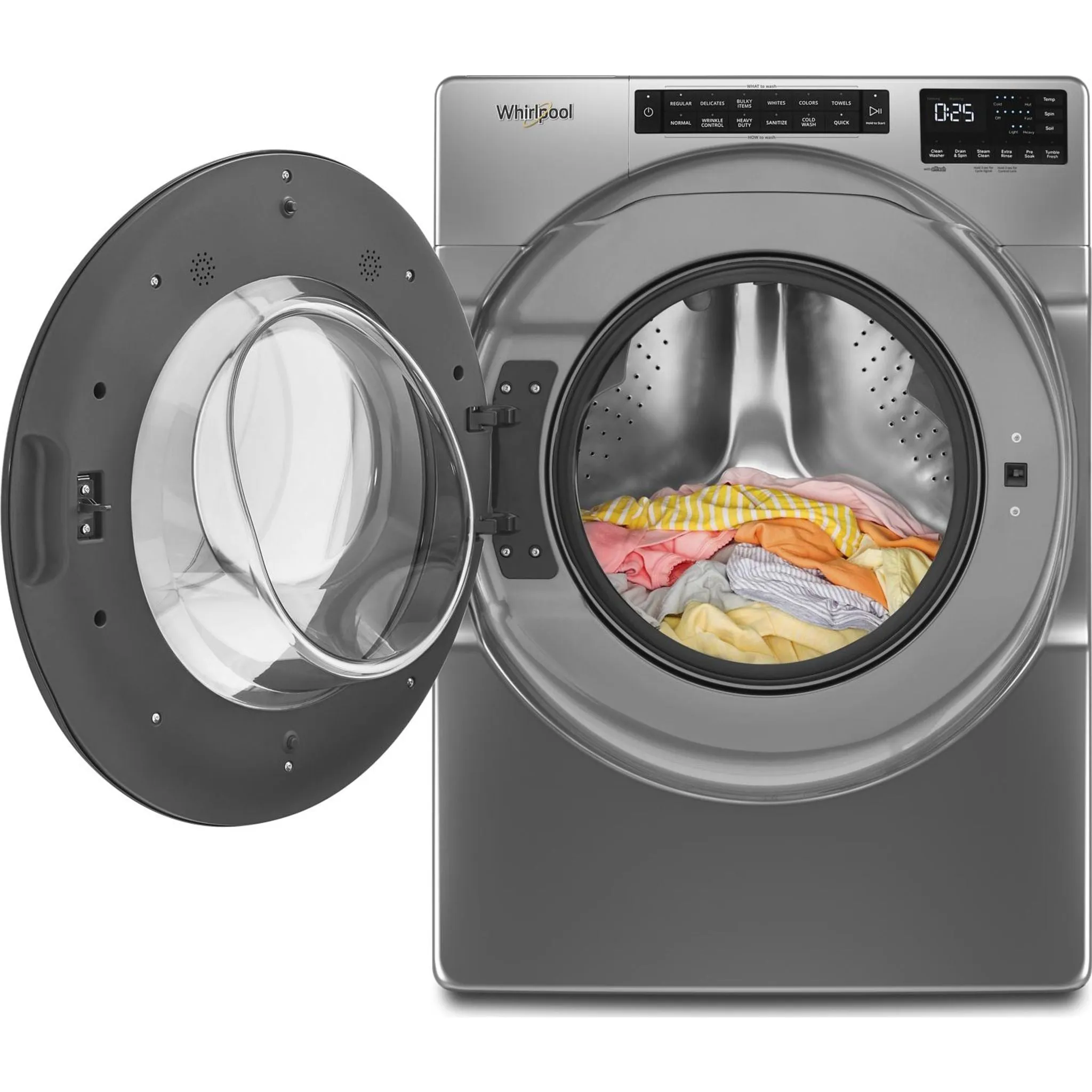 Whirlpool Front Load Washer (WFW5605MC) - Chrome Shadow