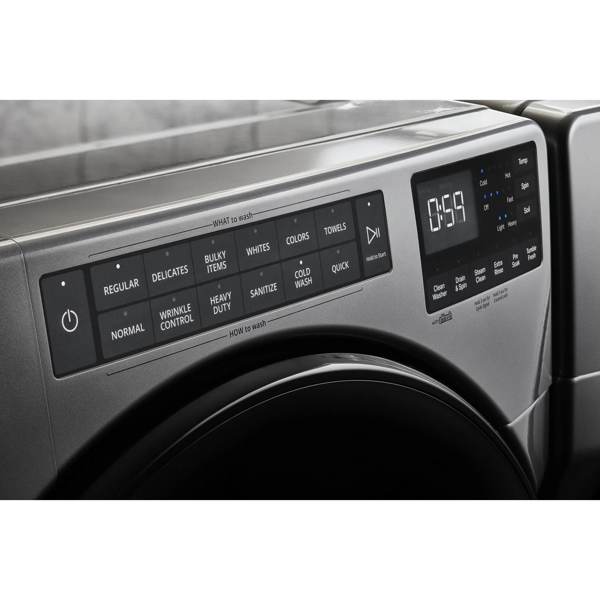 Whirlpool Front Load Washer (WFW5605MC) - Chrome Shadow