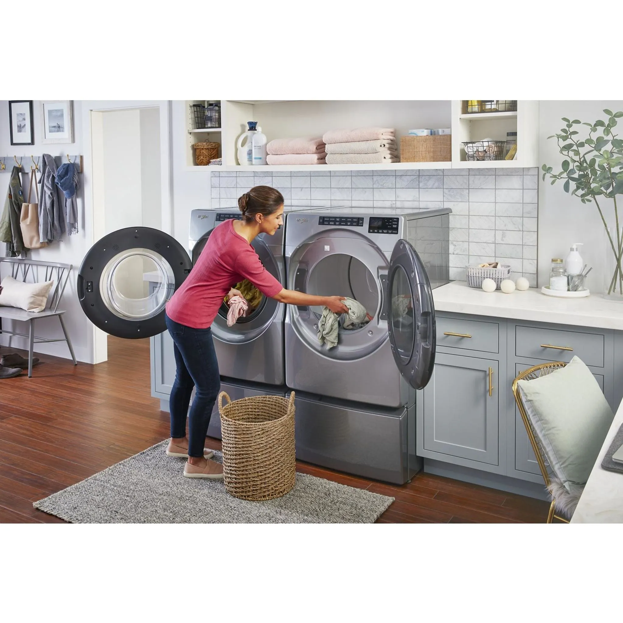 Whirlpool Front Load Washer (WFW5605MC) - Chrome Shadow