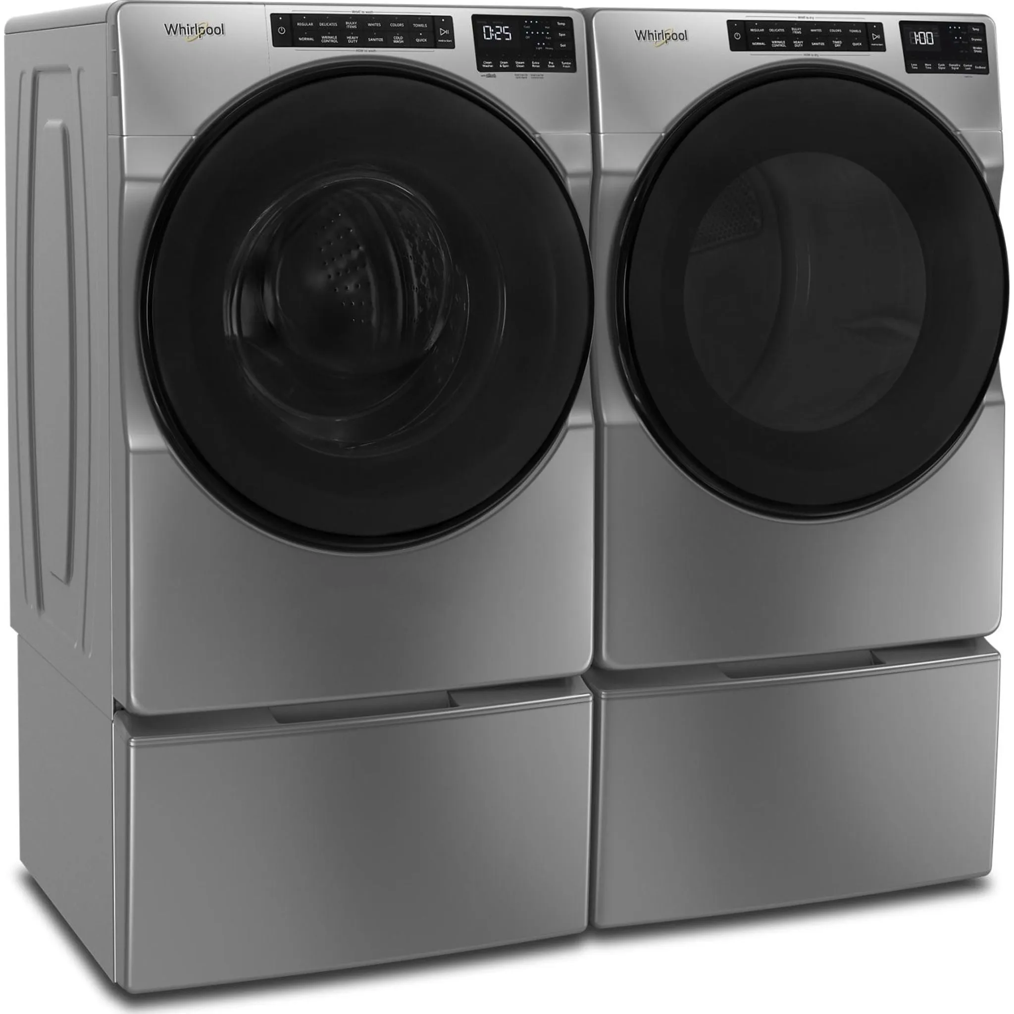 Whirlpool Front Load Washer (WFW5605MC) - Chrome Shadow