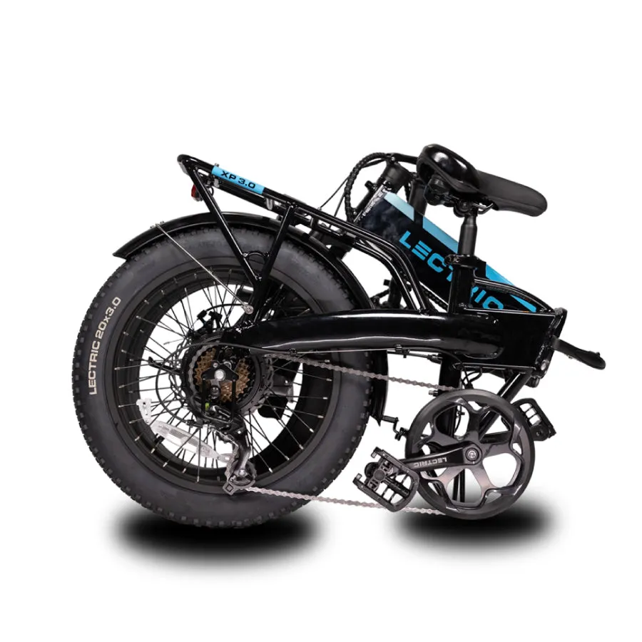 XP 3.0 Black Long-Range   FREE Cargo Baskets, Comfort Seat, Suspension Seat Post, Elite Headlight, Bike Lock ($454 Value)